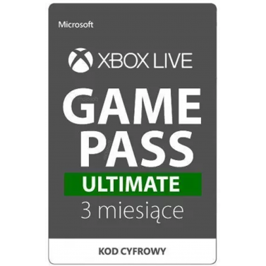 Xbox Game Pass Ultimate 3 miesiące